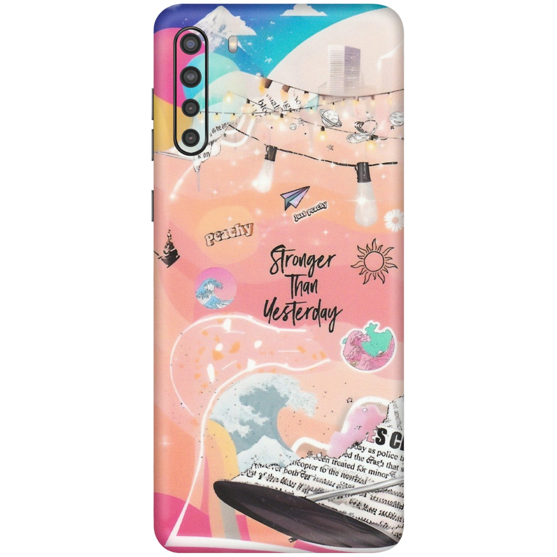 Samsung A/S Series Phone Skins (All Models) - Stronger Then Yesterday - Matte Finish (M-128) Samsung Galaxy A21