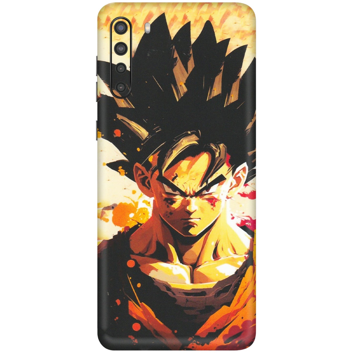 Samsung A/S Series Phone Skins (All Models) - Angry Goku - Matte Finish (M-12) Samsung Galaxy A21
