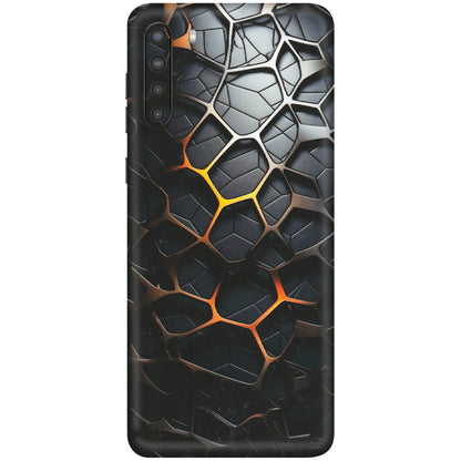 Samsung A/S Series Phone Skins (All Models) - New Abstract Graphite Tiles - Matte Finish (M-130) Samsung Galaxy A21