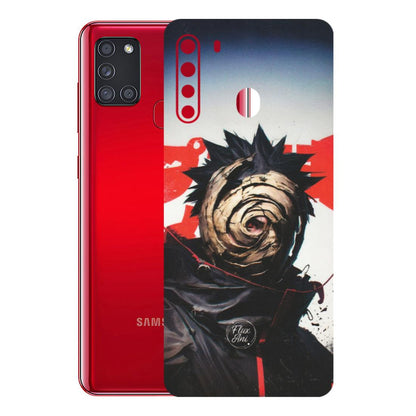 Samsung A/S Series Phone Skins (All Models) - Obito Uchiha Cool Anime - Matte Finish (M-134) Samsung Galaxy A21