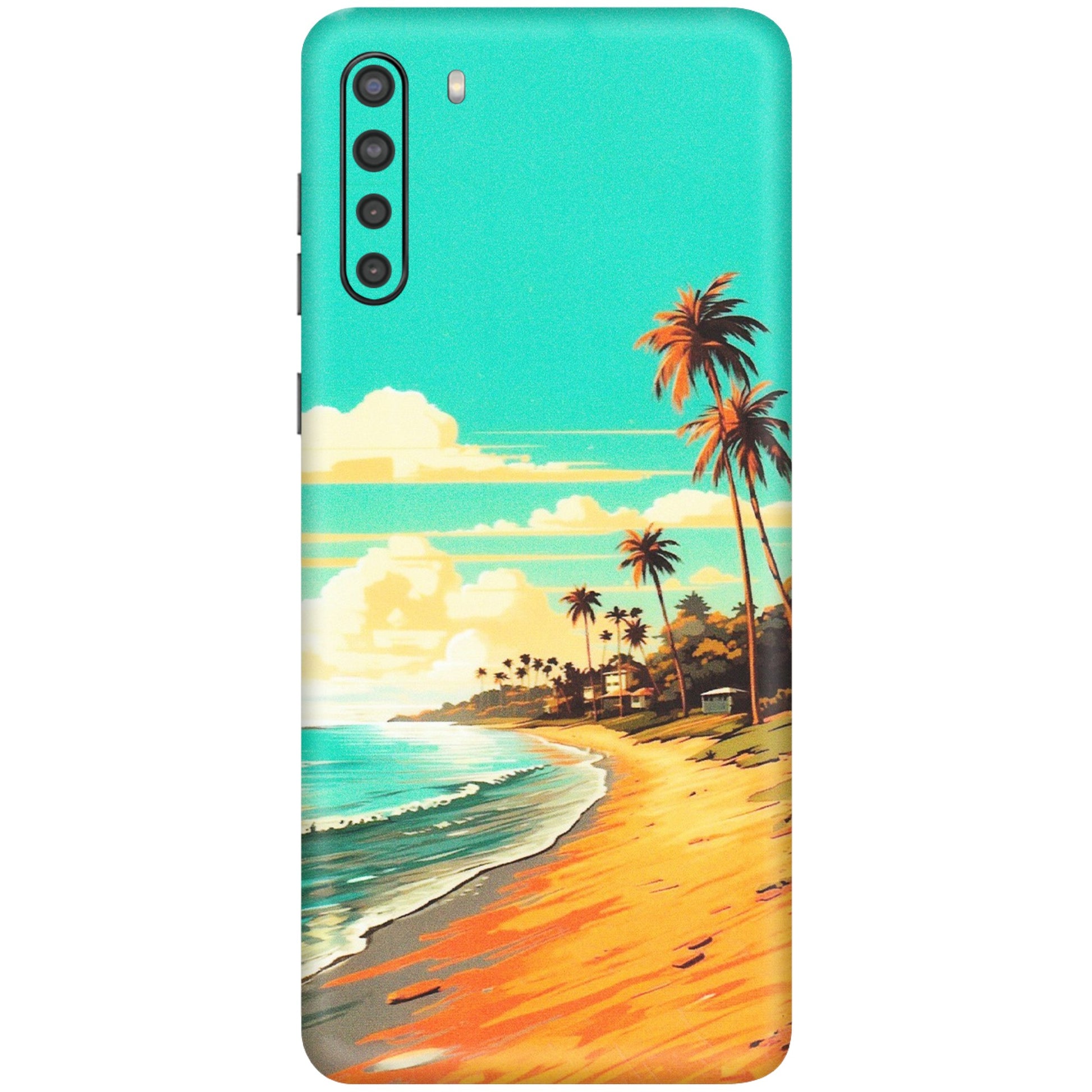 Samsung A/S Series Phone Skins (All Models) - Miami Beach - Matte Finish (M-136) Samsung Galaxy A21
