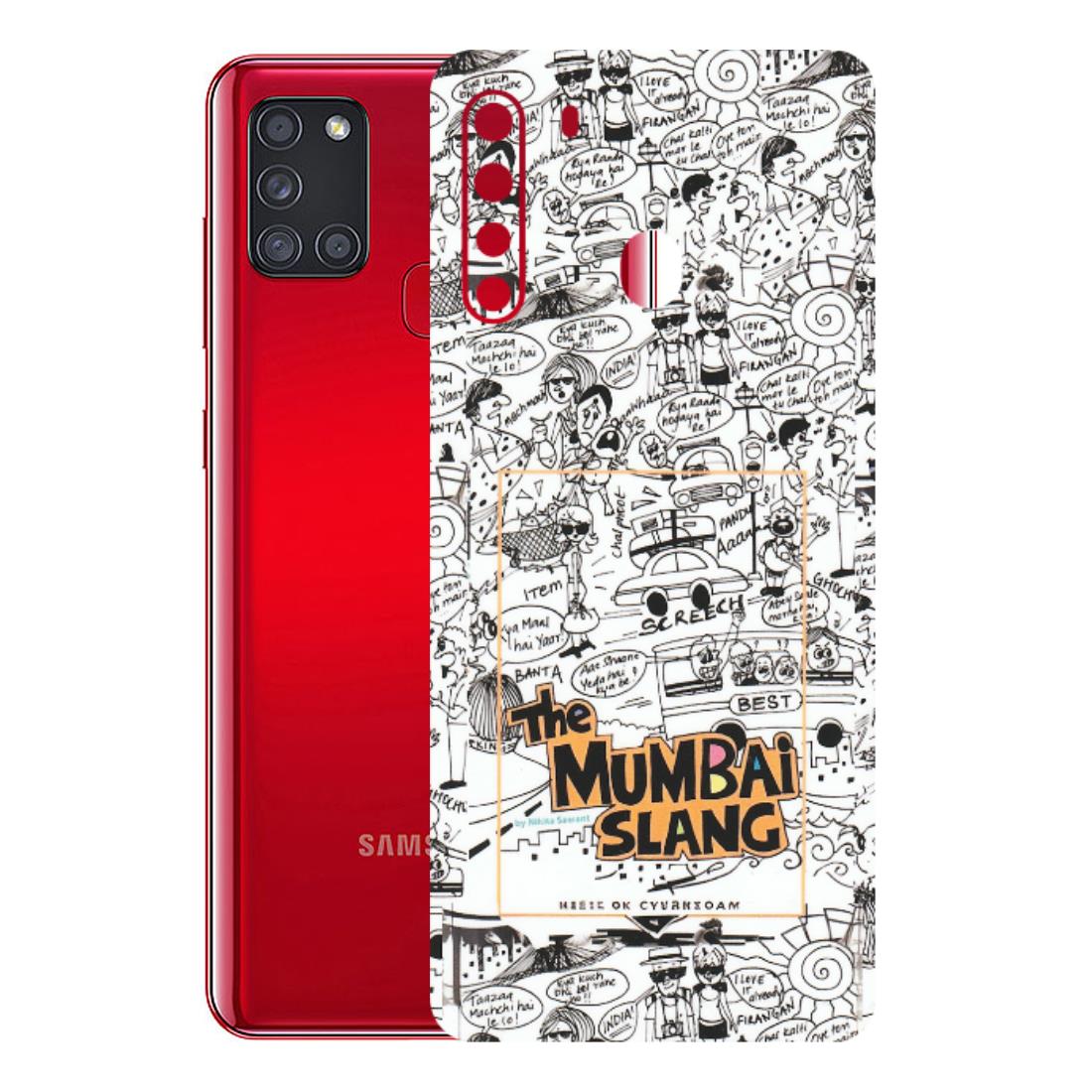 Samsung A/S Series Phone Skins (All Models) - The Mumbai Slang - Matte Finish (M-142) Samsung Galaxy A21