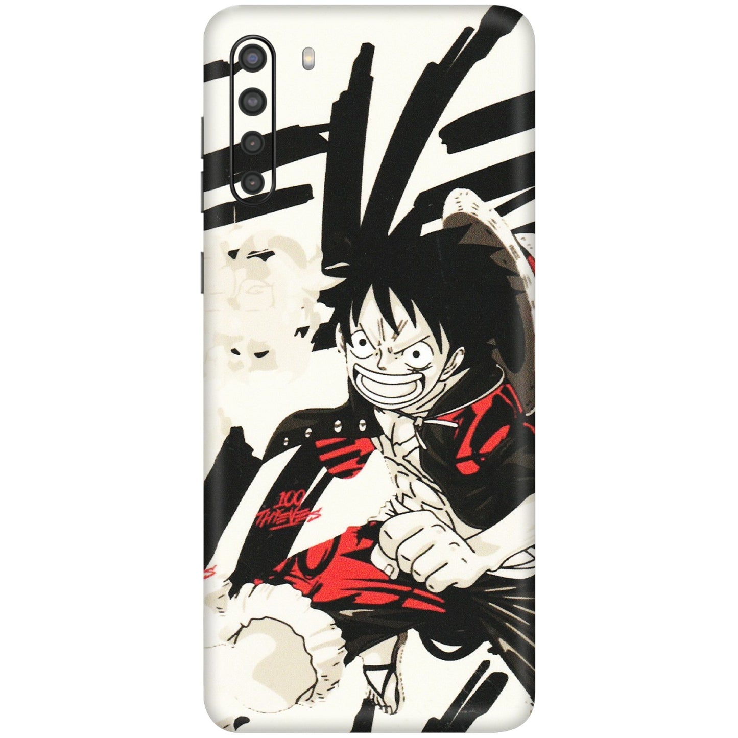 Samsung A/S Series Phone Skins (All Models) - Monkey D.Luffy Manga Anime - Matte Finish (M-145) Samsung Galaxy A21
