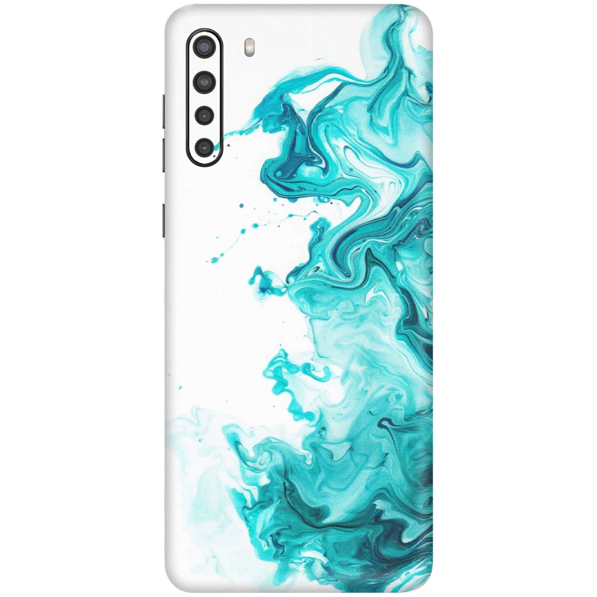 Samsung A/S Series Phone Skins (All Models) - Sky Blue Abstract Colour - Matte Finish (M-146) Samsung Galaxy A21