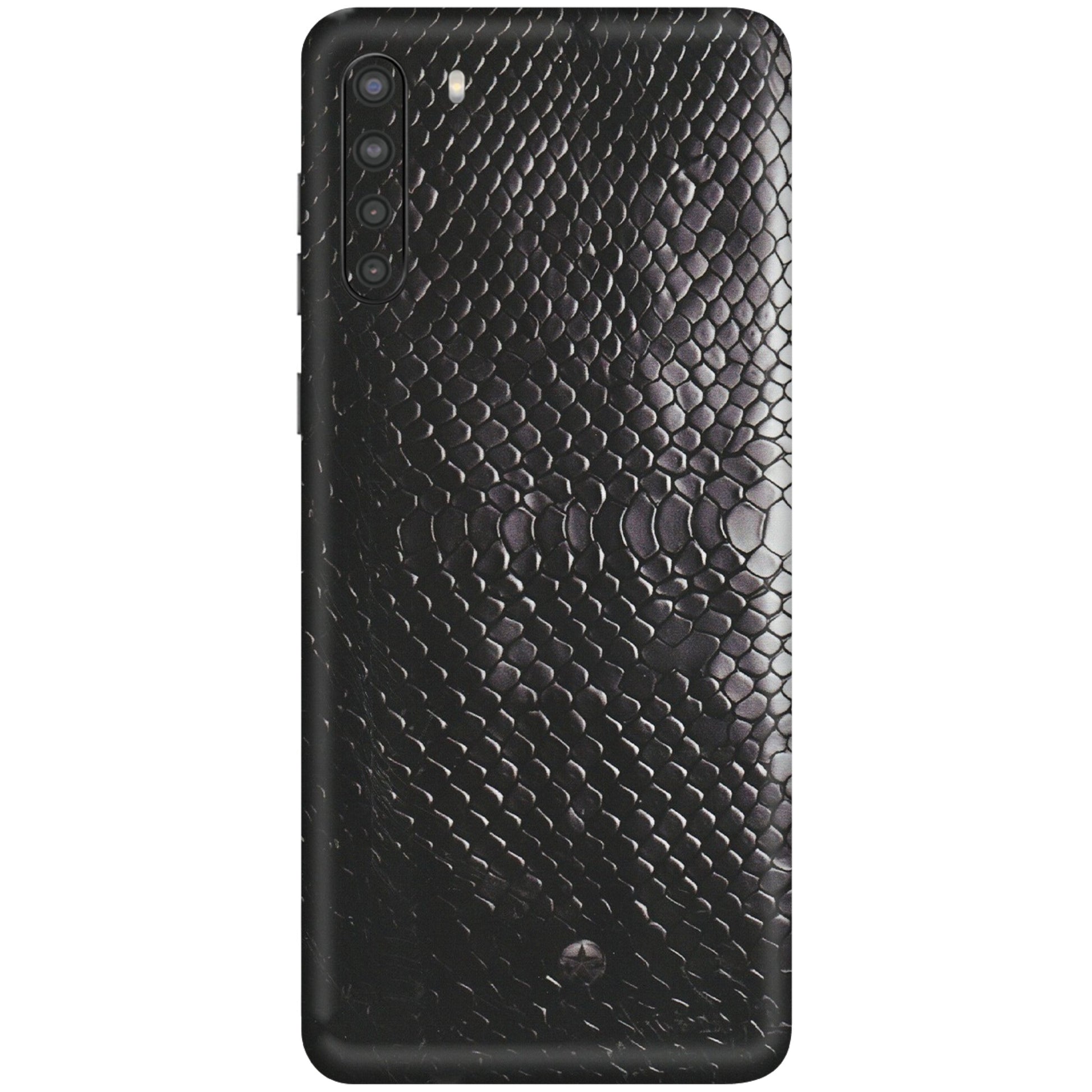 Samsung A/S Series Phone Skins (All Models) - Black Snack Leather - Matte Finish (M-147) Samsung Galaxy A21