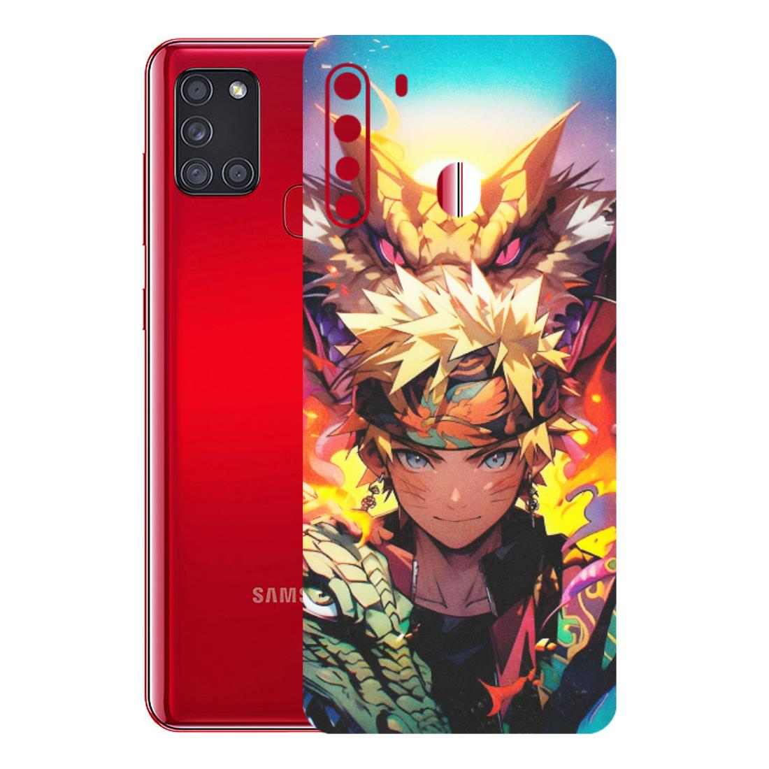 Samsung A/S Series Phone Skins (All Models) - Angry Naruto Anime - Matte Finish (M-148) Samsung Galaxy A21