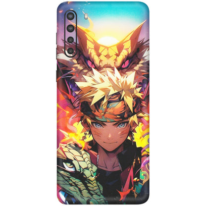 Samsung A/S Series Phone Skins (All Models) - Angry Naruto Anime - Matte Finish (M-148) Samsung Galaxy A21