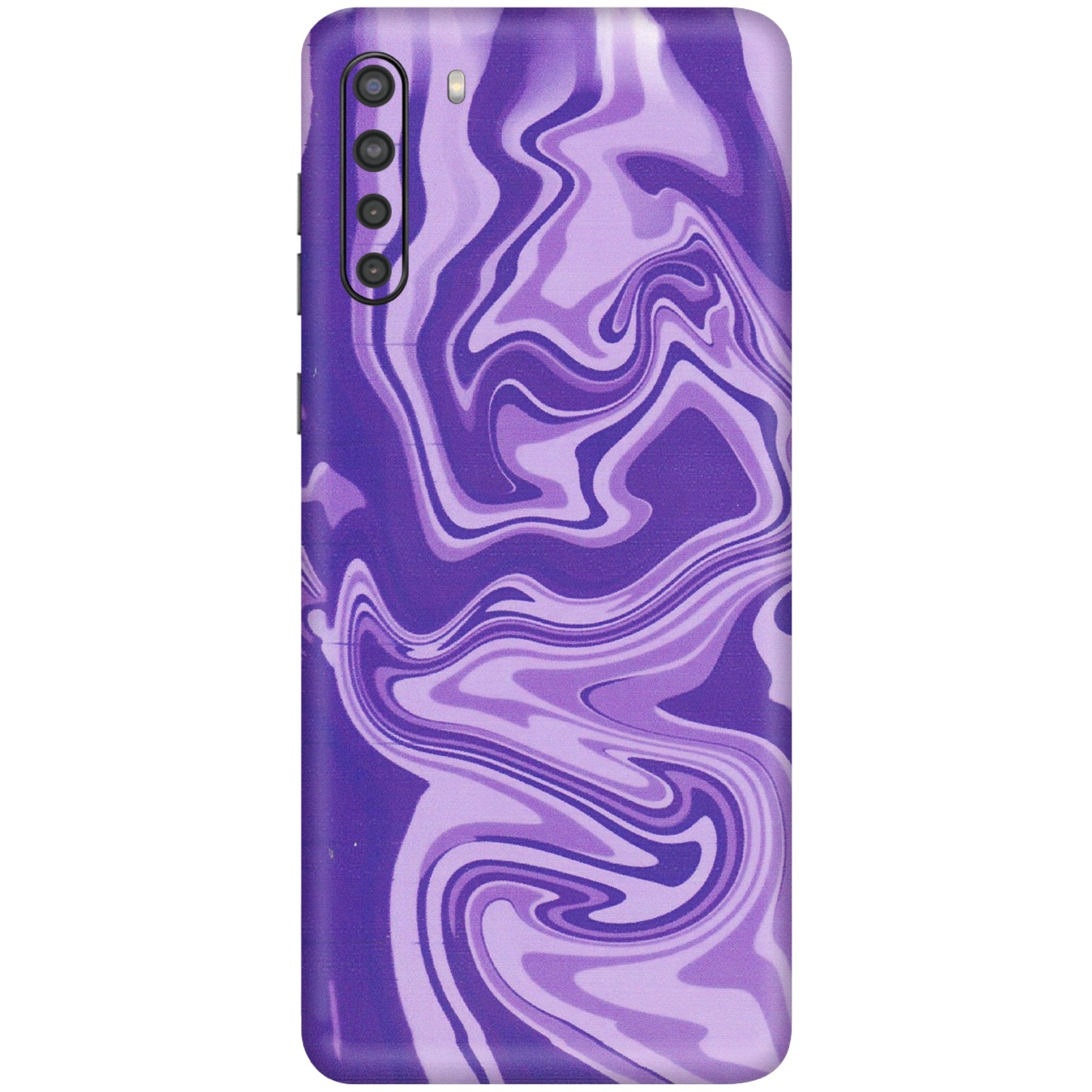 Samsung A/S Series Phone Skins (All Models) - Hazy Purple Nights - Matte Finish (M-14) Samsung Galaxy A21