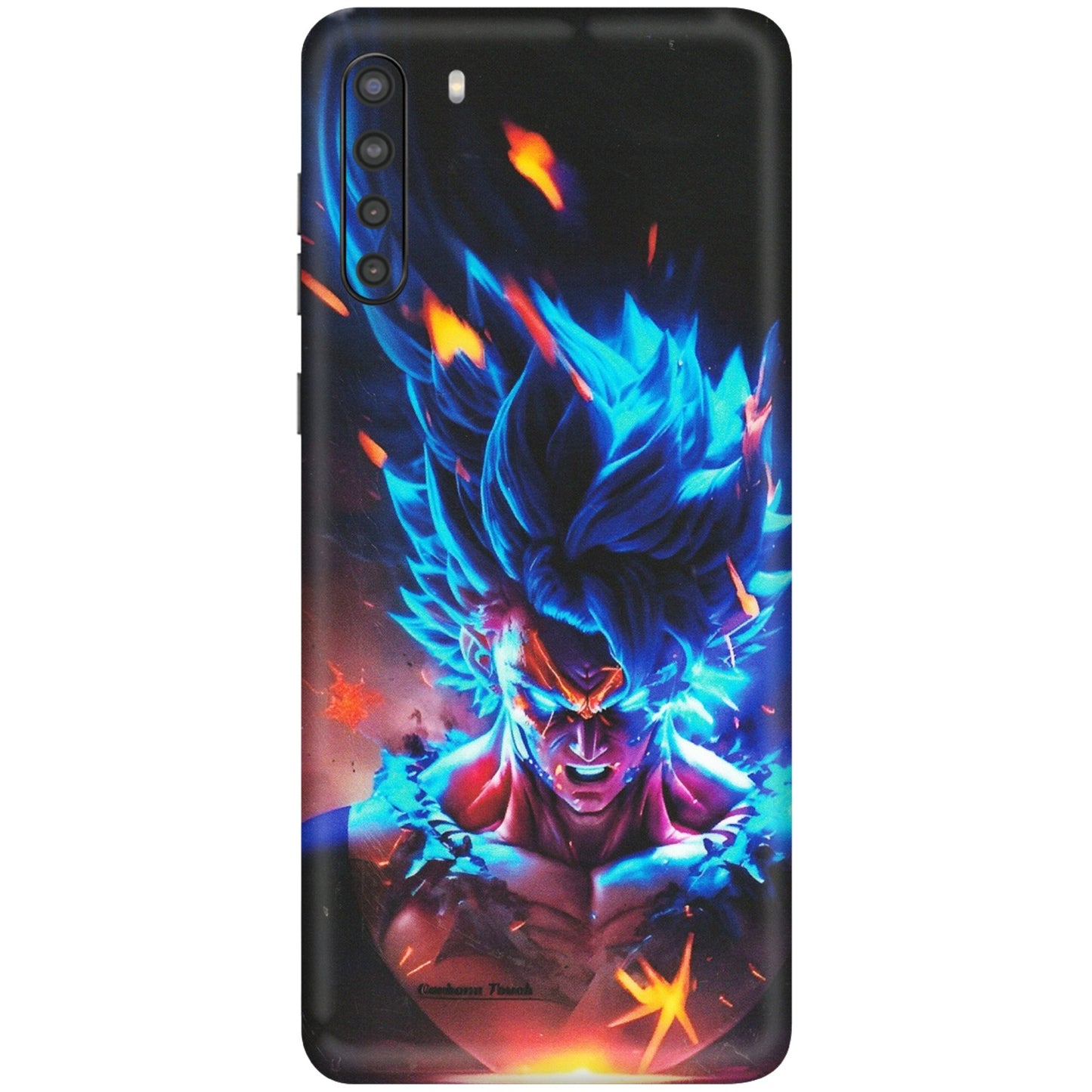 Samsung A/S Series Phone Skins (All Models) - Angry Goku Dragon Ball Anime - Matte Finish (M-150) Samsung Galaxy A21