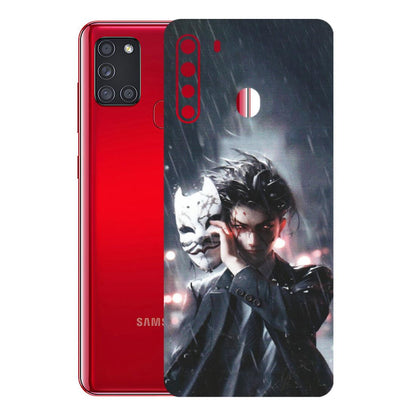 Samsung A/S Series Phone Skins (All Models) - Kimestsu No Yaiba Anime - Matte Finish (M-154) Samsung Galaxy A21