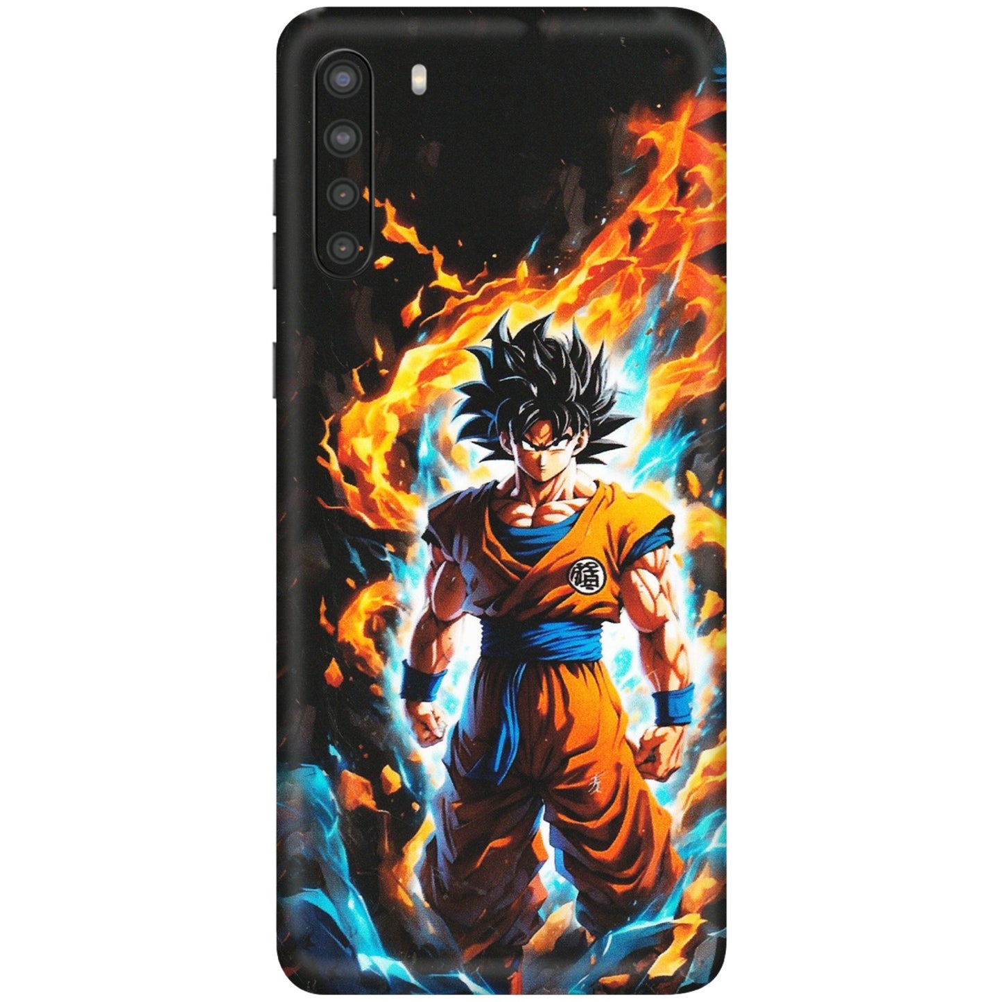 Samsung A/S Series Phone Skins (All Models) - Goku Transformation Anime - Matte Finish (M-159) Samsung Galaxy A21