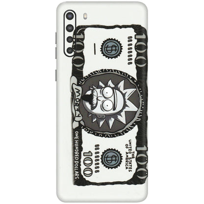 Samsung A/S Series Phone Skins (All Models) - Rick And Morty Hundred Dollar Anime - Matte Finish (M-161) Samsung Galaxy A21