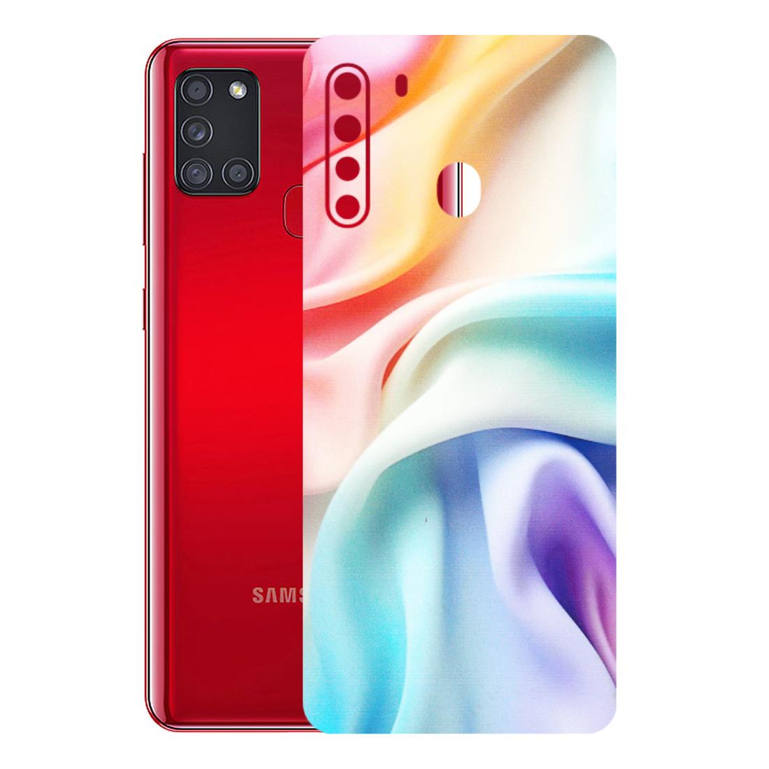 Samsung A/S Series Phone Skins (All Models) - Colourful Silk Cloth - Matte Finish (M-165) Samsung Galaxy A21