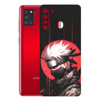 Samsung A/S Series Phone Skins (All Models) - Naruto Anime Blood - Matte Finish (M-170) Samsung Galaxy A21