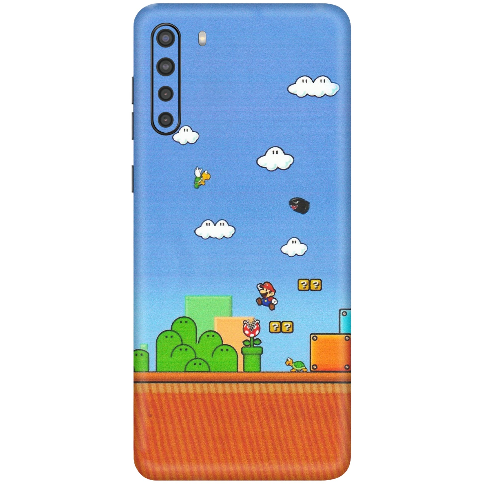 Samsung A/S Series Phone Skins (All Models) - Mario Game Scene - Matte Finish (M-24) Samsung Galaxy A21