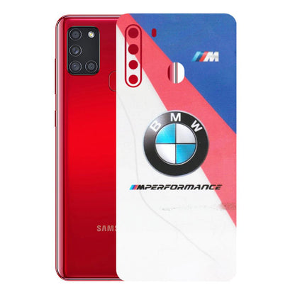 Samsung A/S Series Phone Skins (All Models) - BMW Logo Performance - Matte Finish (M-27) Samsung Galaxy A21