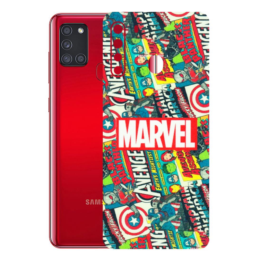 Samsung A/S Series Phone Skins (All Models) - Marvel Comic Lover - Matte Finish (M-30) Samsung Galaxy A21