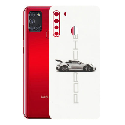 Samsung A/S Series Phone Skins (All Models) - Porche Car Lover - Matte Finish (M-31) Samsung Galaxy A21