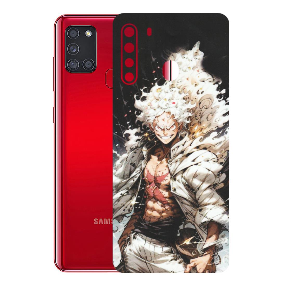 Samsung A/S Series Phone Skins (All Models) - Anime Angry Classy Character - Matte Finish (M-34) Samsung Galaxy A21