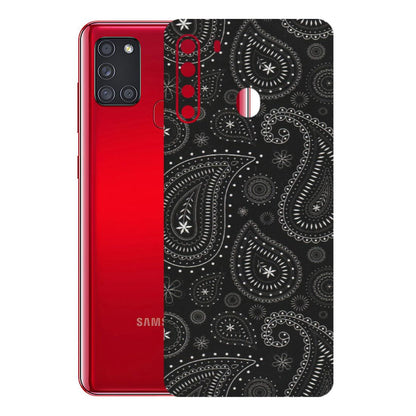 Samsung A/S Series Phone Skins (All Models) - Black Sober Kerry - Matte Finish (M-37) Samsung Galaxy A21