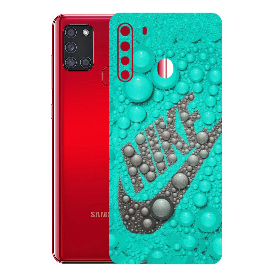 Samsung A/S Series Phone Skins (All Models) - Shoe Brand Bubbles - Matte Finish (M-42) Samsung Galaxy A21