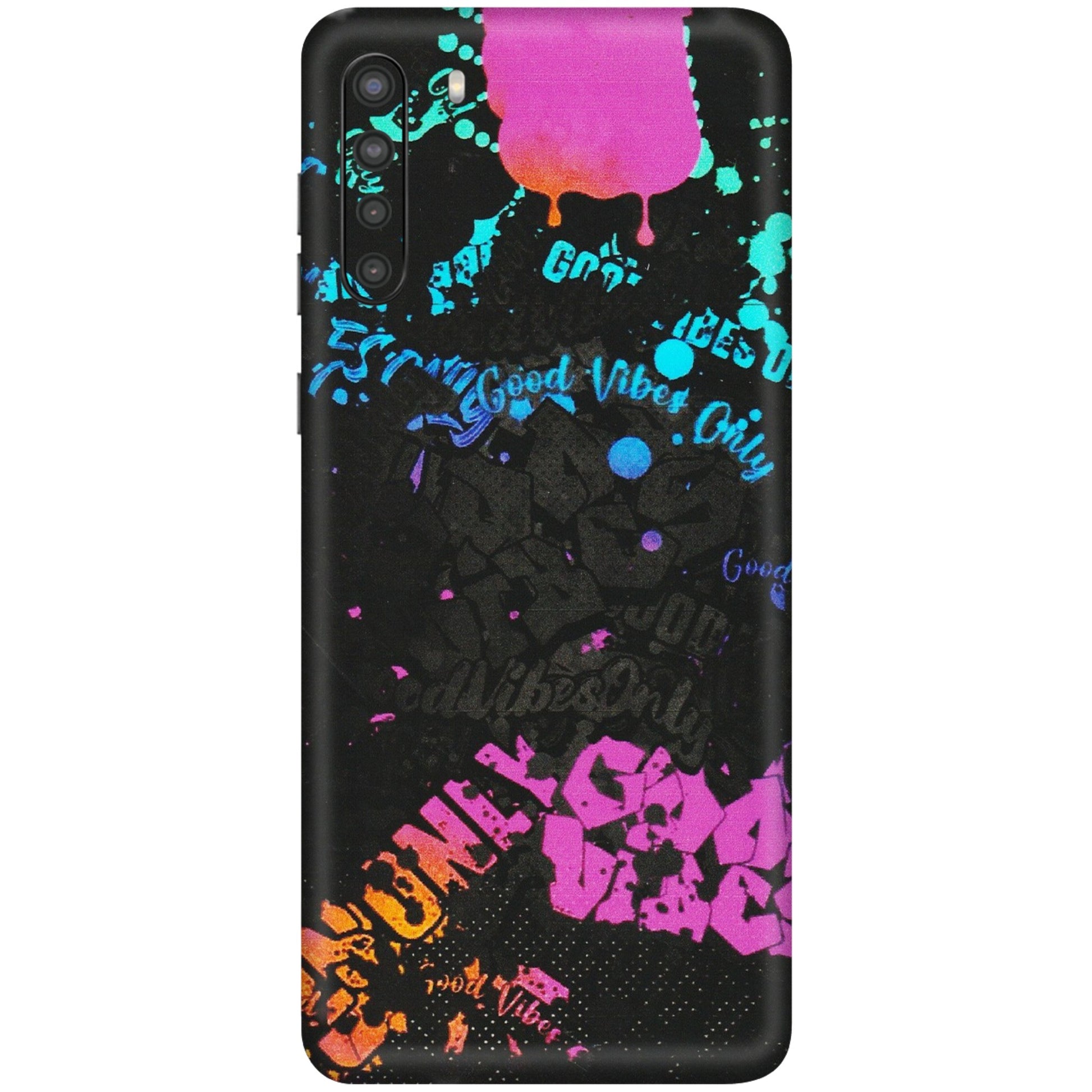 Samsung A/S Series Phone Skins (All Models) - Majestic Black Vibes - Matte Finish (M-62) Samsung Galaxy A21