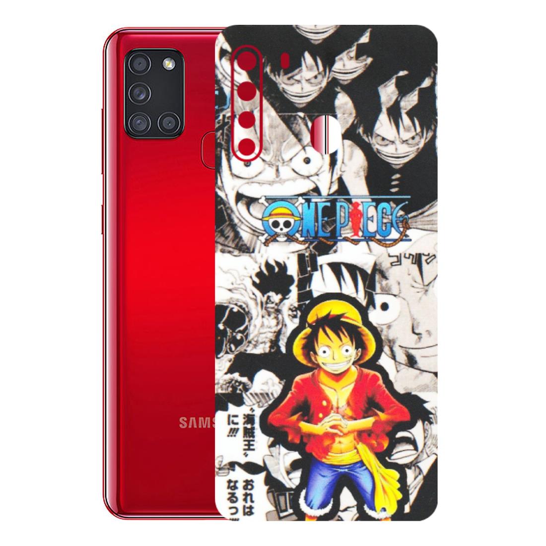 Samsung A/S Series Phone Skins (All Models) - One Piece B&W - Matte Finish (M-63) Samsung Galaxy A21