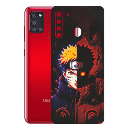 Samsung A/S Series Phone Skins (All Models) - Naruto X Evil - Matte Finish (M-70) Samsung Galaxy A21