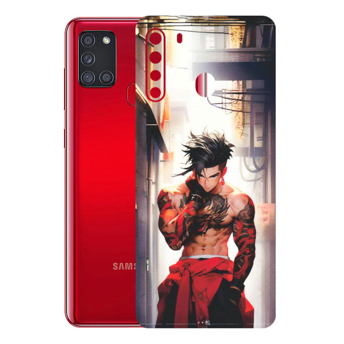 Samsung A/S Series Phone Skins (All Models) - In the streets of Japan - Matte Finish (M-77) Samsung Galaxy A21