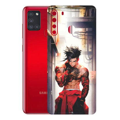 Samsung A/S Series Phone Skins (All Models) - In the streets of Japan - Matte Finish (M-77) Samsung Galaxy A21