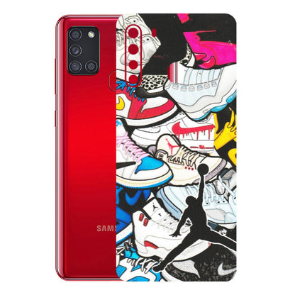 Samsung A/S Series Phone Skins (All Models) - Jordan Sneakers Fan - Matte Finish (M-80) Samsung Galaxy A21