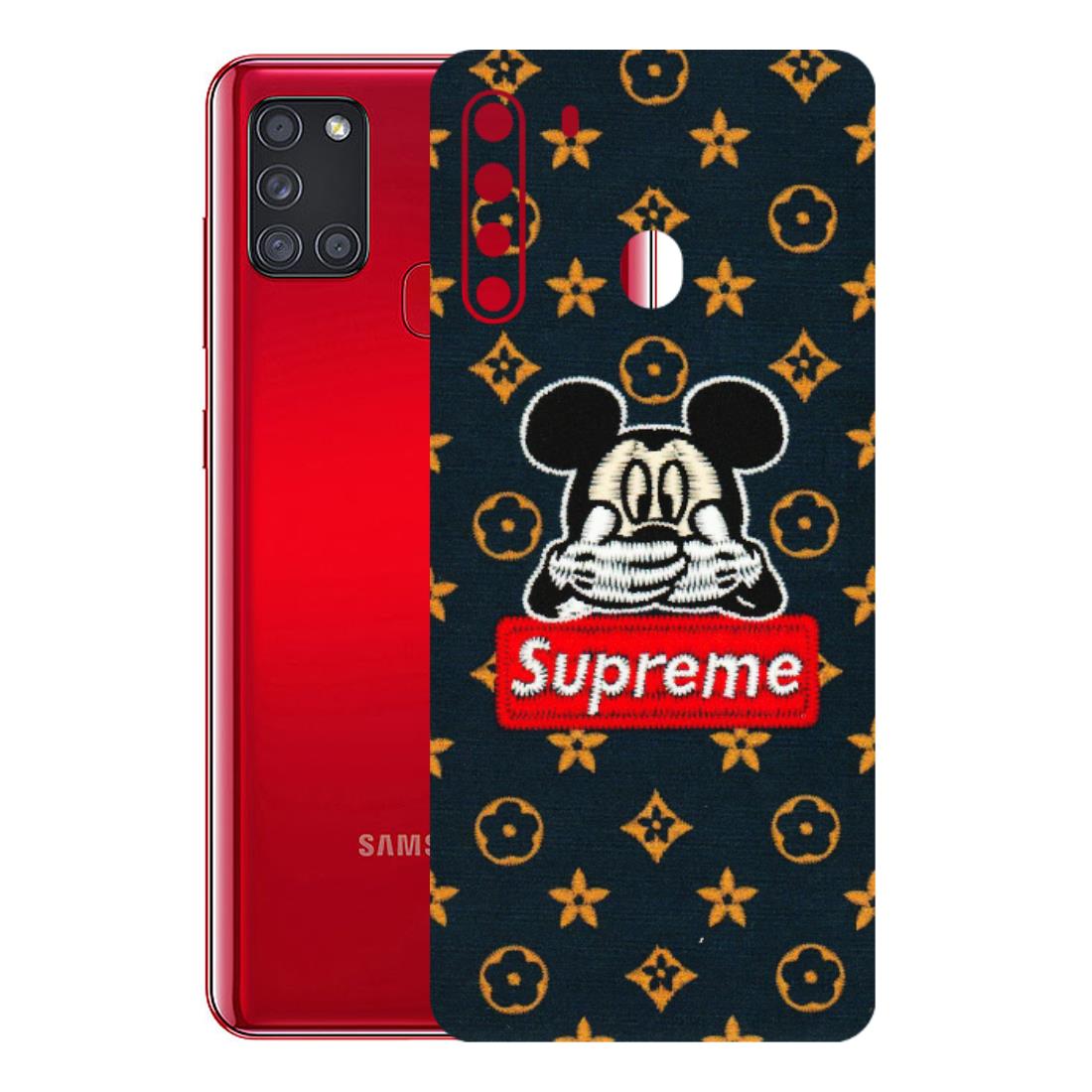 Samsung A/S Series Phone Skins (All Models) - Mickey Supreme - Matte Finish (M-83) Samsung Galaxy A21