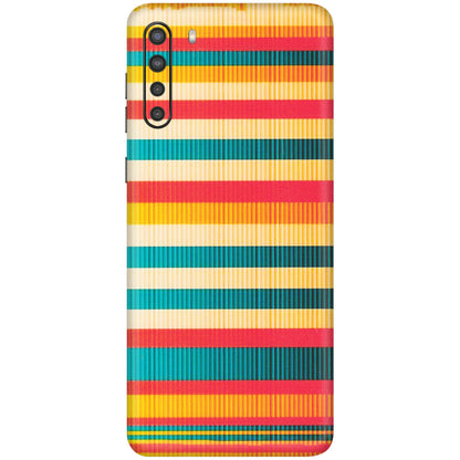Samsung A/S Series Phone Skins (All Models) - Colourful Stripes Soothing Effect - Matte Finish (M-86) Samsung Galaxy A21