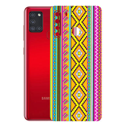 Samsung A/S Series Phone Skins (All Models) - Thai illustration - Matte Finish (M-89) Samsung Galaxy A21