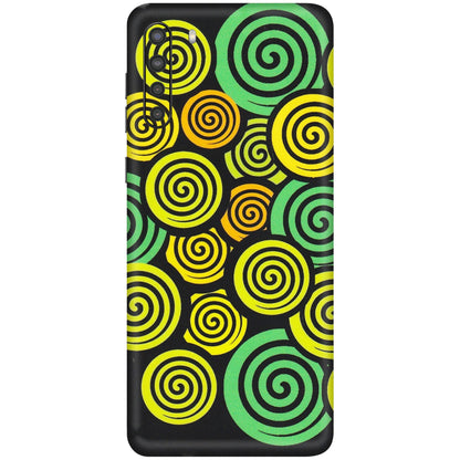 Samsung A/S Series Phone Skins (All Models) - Crazy Spiral - Matte Finish (M-91) Samsung Galaxy A21