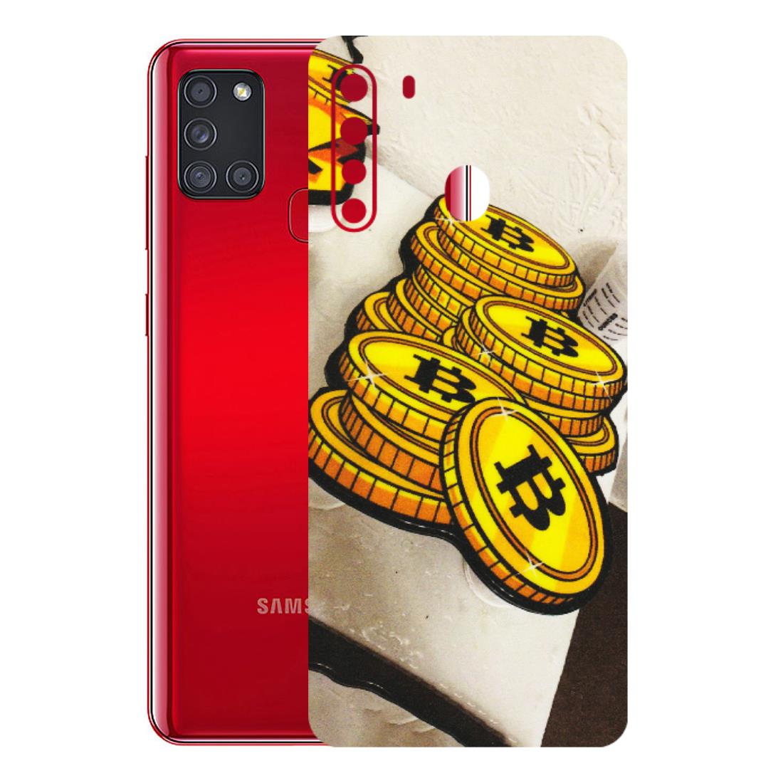Samsung A/S Series Phone Skins (All Models) - Billionaire Bitcoin Collection - Matte Finish (M-92) Samsung Galaxy A21