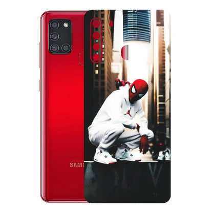 Samsung A/S Series Phone Skins (All Models) - Sportsman Spider Man - Matte Finish (M-94) Samsung Galaxy A21
