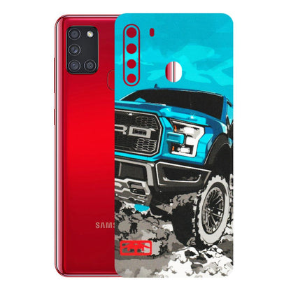 Samsung A/S Series Phone Skins (All Models) - Off Roading Lover - Matte Finish (M-95) Samsung Galaxy A21