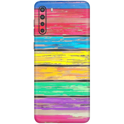 Samsung A/S Series Phone Skins (All Models) - Multi Colour Wooden Wall - Matte Finish (M-96) Samsung Galaxy A21