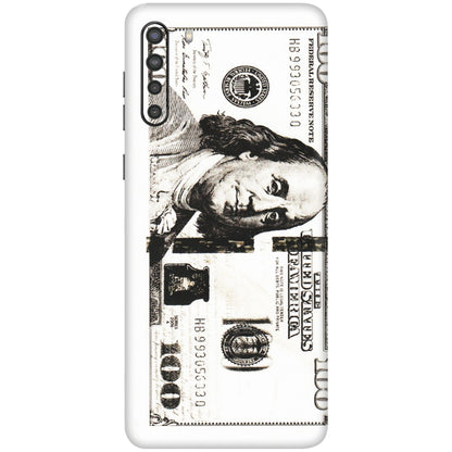 Samsung A/S Series Phone Skins (All Models) - 100 Dollar Currency - Transparent Finish (T-01) Samsung Galaxy A21