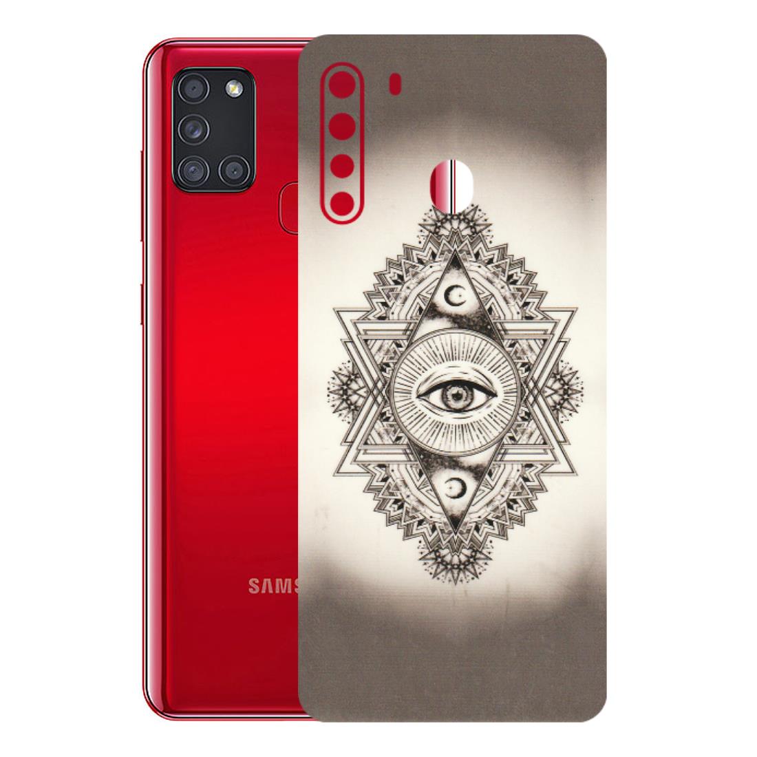 Samsung A/S Series Phone Skins (All Models) - Illuminati Great Eye - Transparent Finish (T-14) Samsung Galaxy A21