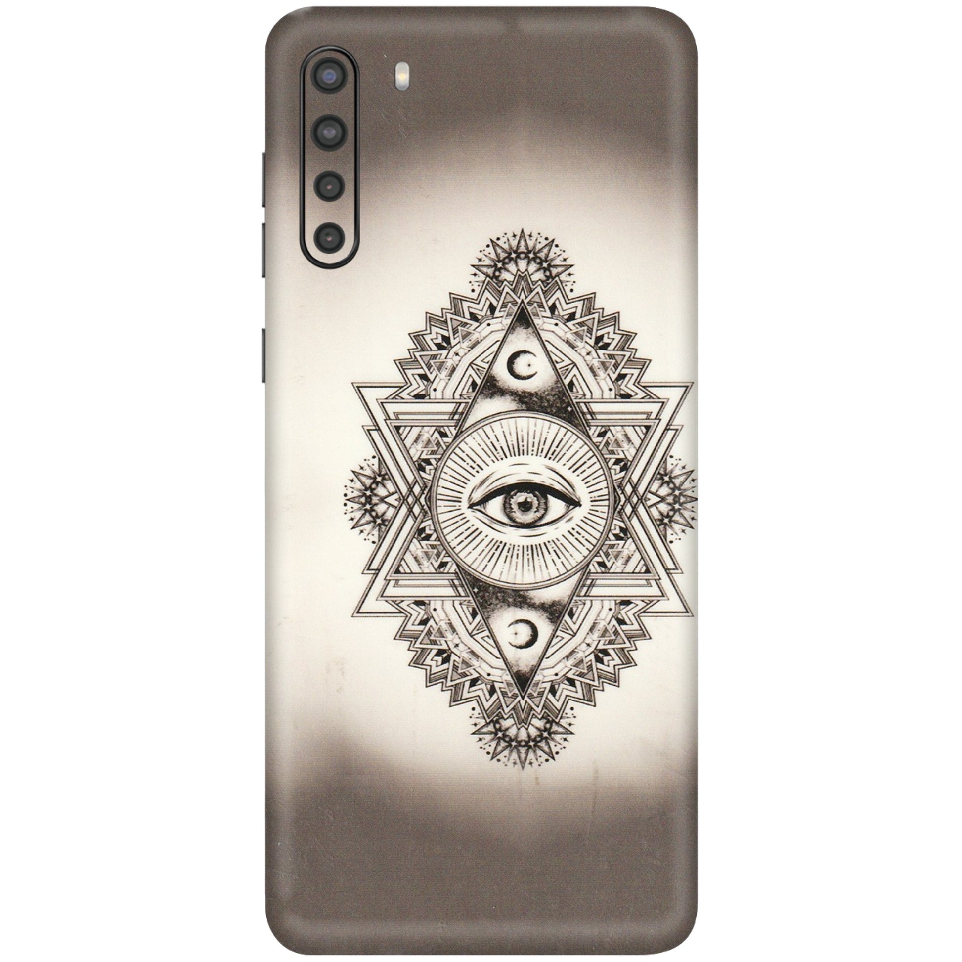 Samsung A/S Series Phone Skins (All Models) - Illuminati Great Eye - Transparent Finish (T-14) Samsung Galaxy A21