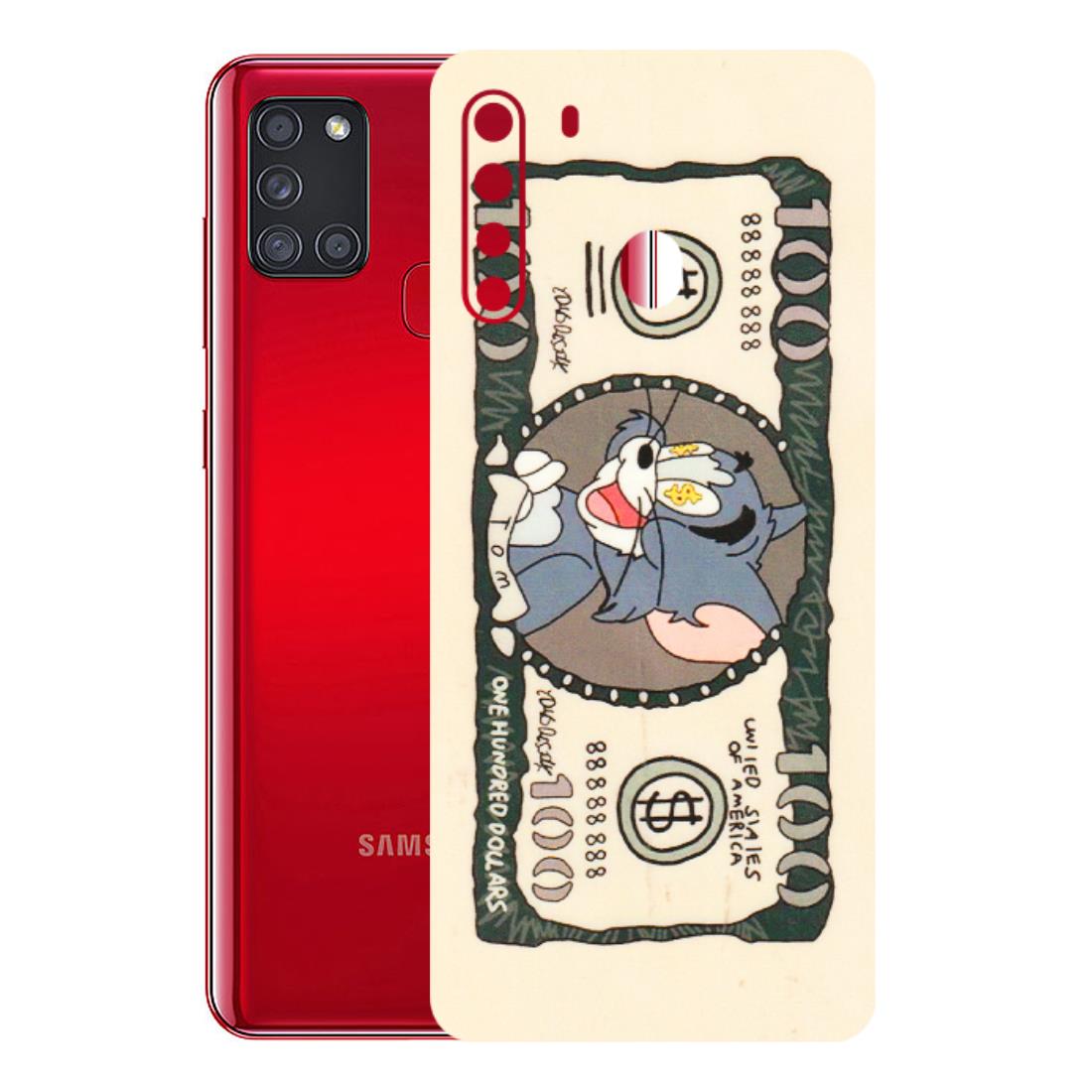Samsung A/S Series Phone Skins (All Models) - One Hundred Dollar Tom - Transparent Finish (T-16) Samsung Galaxy A21