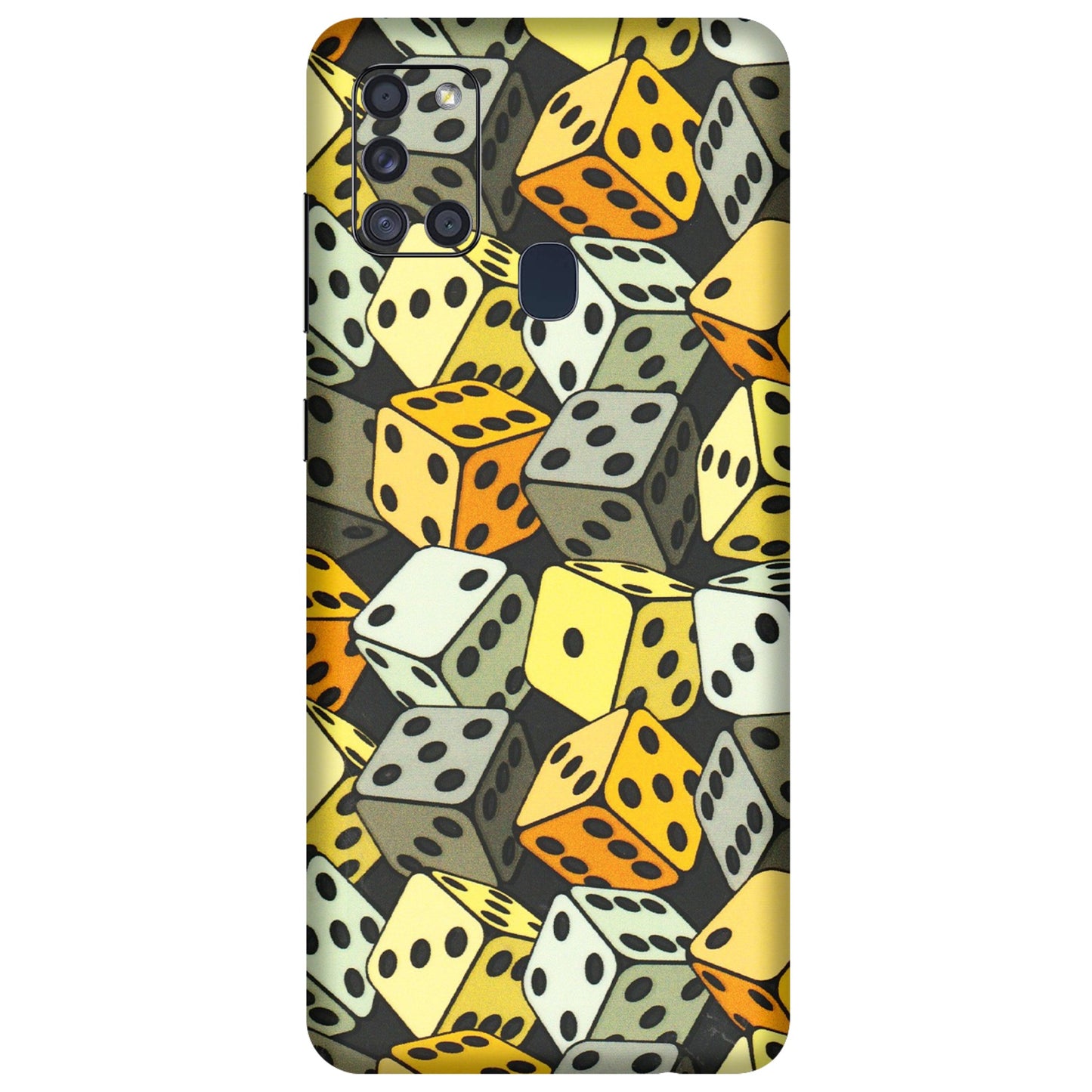 Samsung A/S Series Phone Skins (All Models) - Dices Of Life - 3D Embossed Finish (L-04) Samsung Galaxy A21S