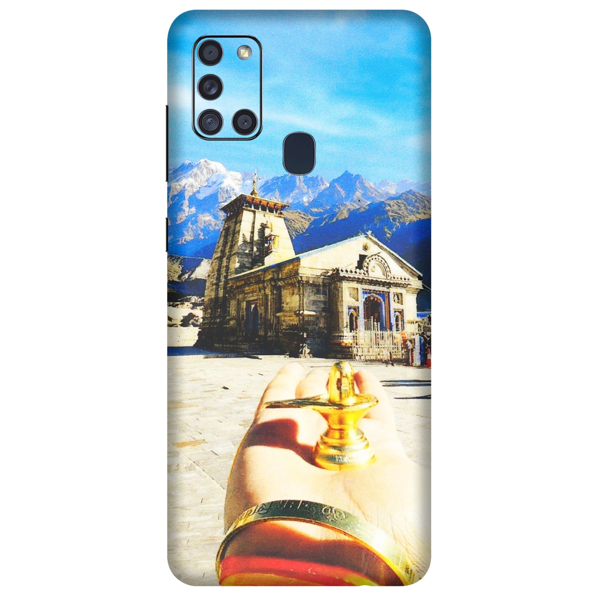 Samsung A/S Series Phone Skins (All Models) - Beauty of Kedarnath - 3D Embossed Finish (L-108) Samsung Galaxy A21S