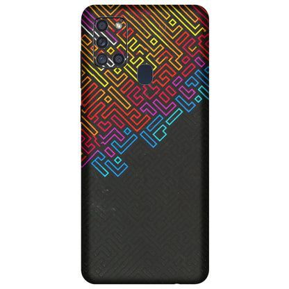 Samsung A/S Series Phone Skins (All Models) - Dotme Pattern Art - 3D Embossed Finish (L-121) Samsung Galaxy A21S