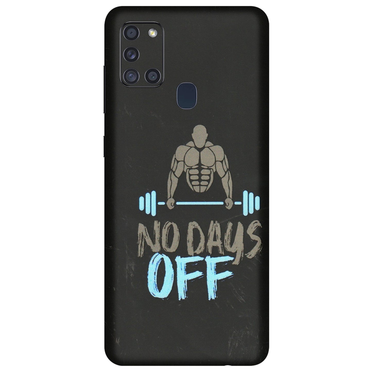 Samsung A/S Series Phone Skins (All Models) - Gym Lover - 3D Embossed Finish (L-127) Samsung Galaxy A21S