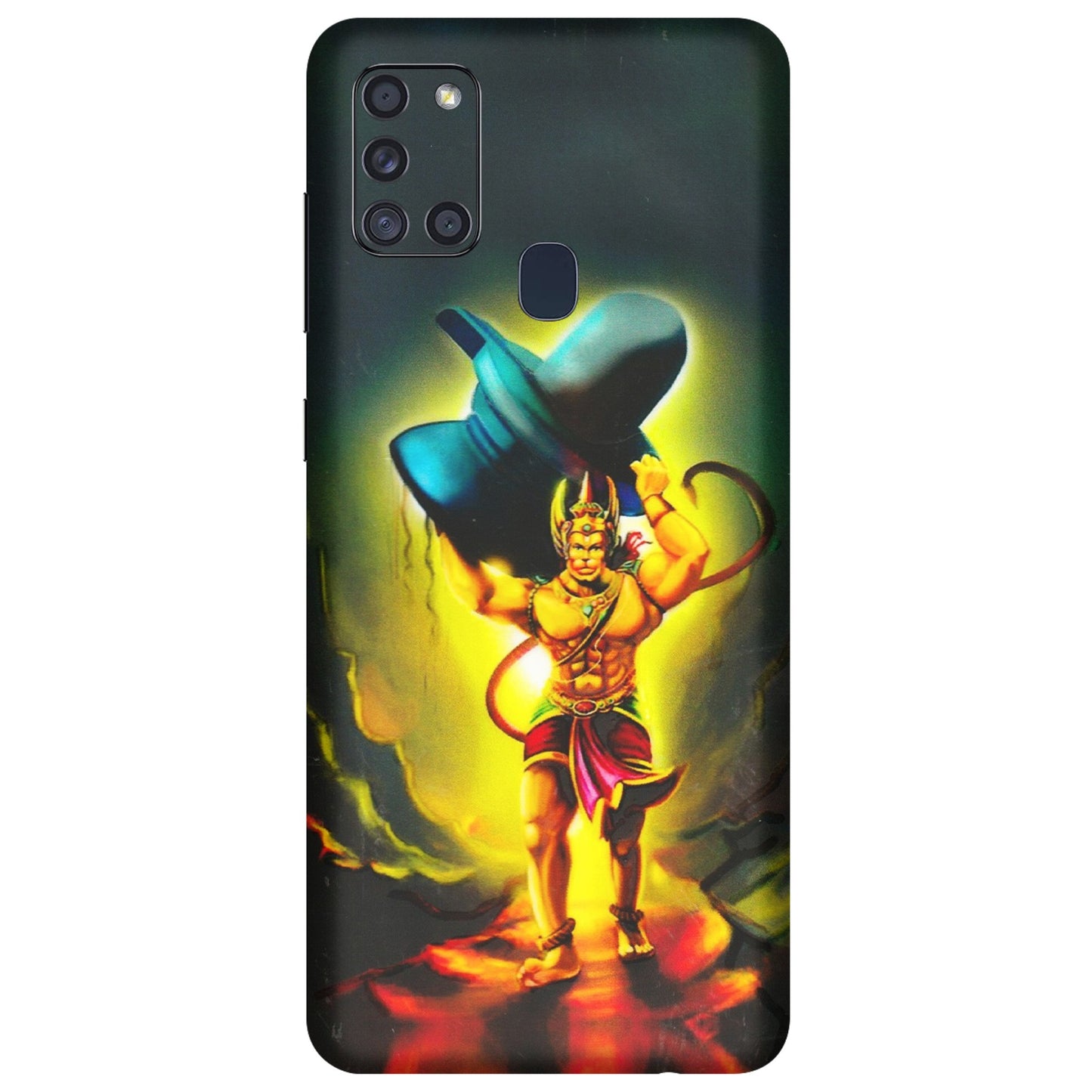 Samsung A/S Series Phone Skins (All Models) - Hanuman Ji - 3D Embossed Finish (L-128) Samsung Galaxy A21S