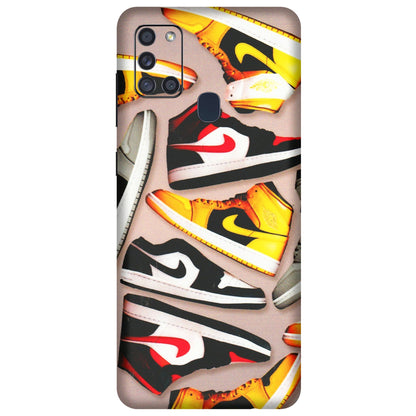 Samsung A/S Series Phone Skins (All Models) - Sneaker Lover - 3D Embossed Finish (L-135) Samsung Galaxy A21S