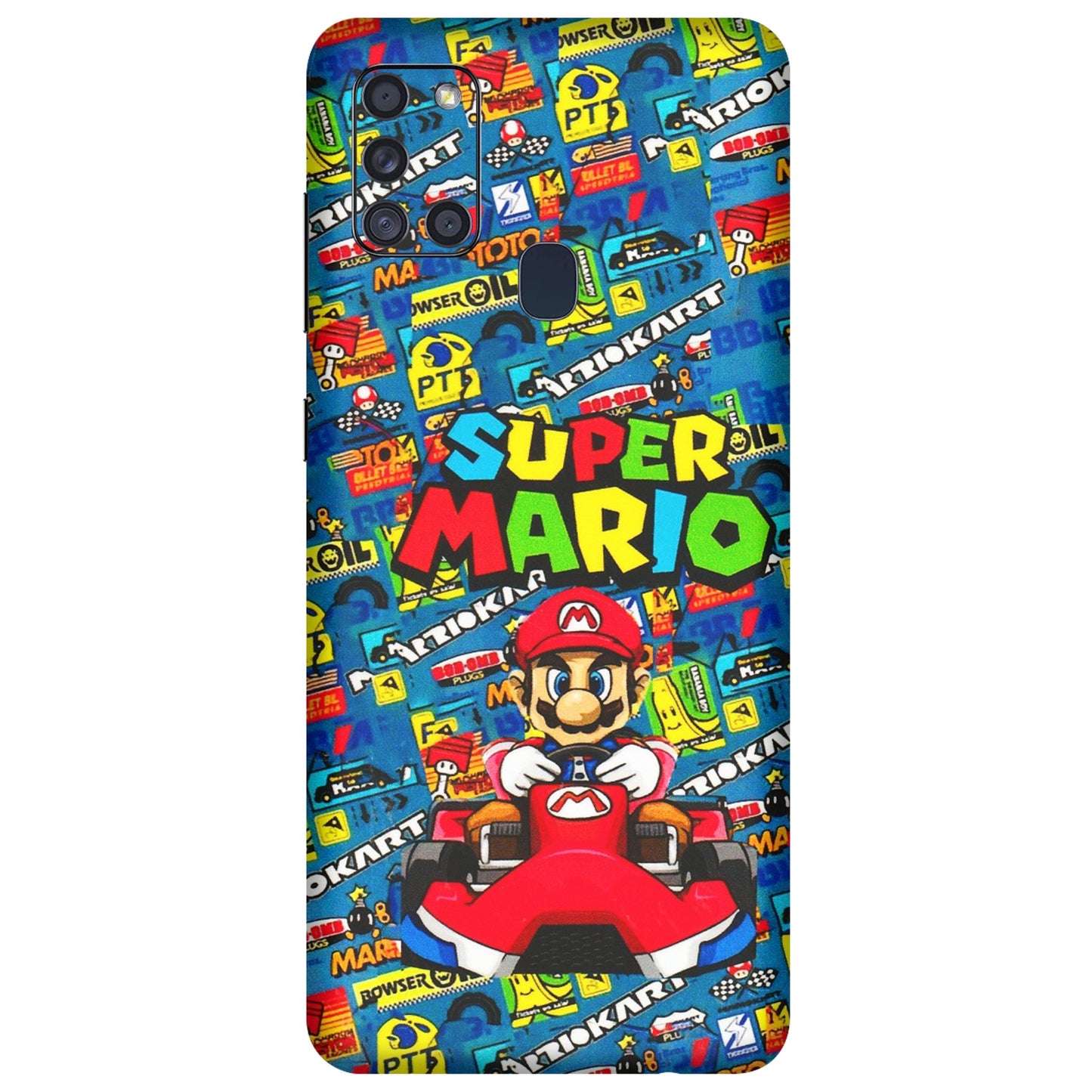 Samsung A/S Series Phone Skins (All Models) - Super Mario Kart - 3D Embossed Finish (L-140) Samsung Galaxy A21S
